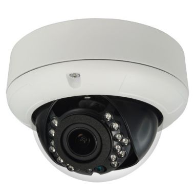 Cámara Domo 4 en 1 (HDCVI/HDTVI/AHD/CVBS)  1080p Full HD, exterior, óptica varifocal 2.8 ~ 12mm, visión nocturna 25m