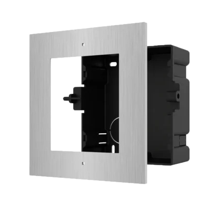 Hikvision flush mount panel panel frontal y caja de registro encastrada 1 módulo