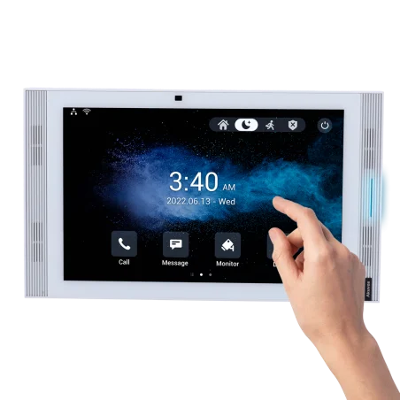 monitor videoportero android 12 pulgadas pantalla ips cloud poe audio bidireccional