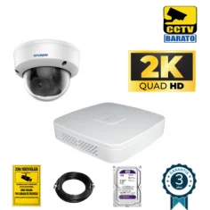 Kit de videovigilancia 5Mp, 1 cámara domo Óptica...