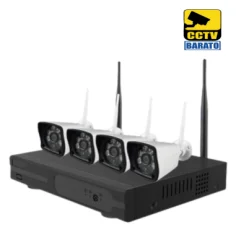 Kit de Videovigilancia Nivian Wifi 4 cámaras 2mpx para...