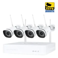 Kit Foscam Fn8108w-B4-1t Nvr Wifi 2k/3mp , 8ch, Detección...