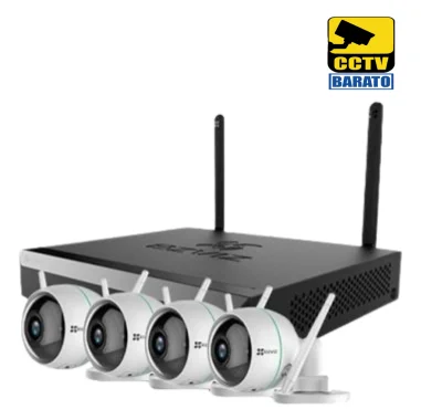 Kit de Videovigilancia 4 Cámaras IP WiFi 2Mpx...