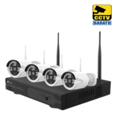 Kit IP WiFi Nivian NVR 8 canales + 4 cámaras 3 Mpx...