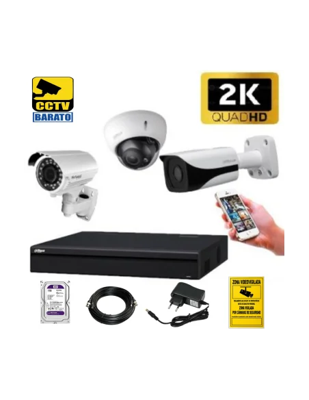 Configurar kit videovigilancia 5mpx SEKIT5MPX25 – Cámaras seguridad 5 megapíxeles