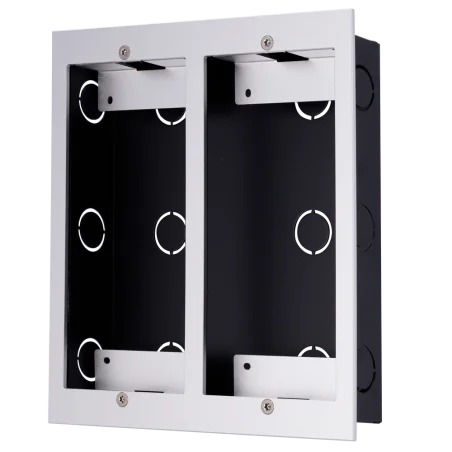 Panel frontal videoportero akuvox AK-R20B caja encastrada aluminio
