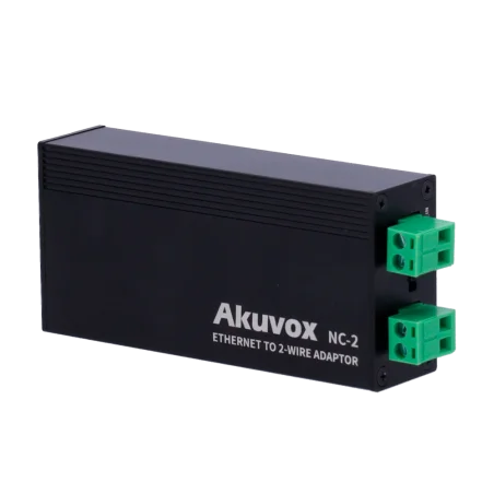 Conversor ip dos hilos akuvox NC-2 ethernet