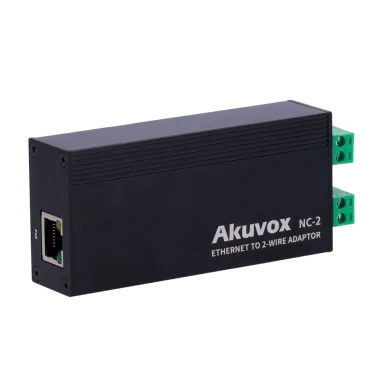 Conversor ip dos hilos akuvox NC-2 ethernet
