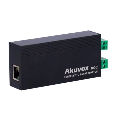 Conversor ip dos hilos akuvox NC-2 ethernet