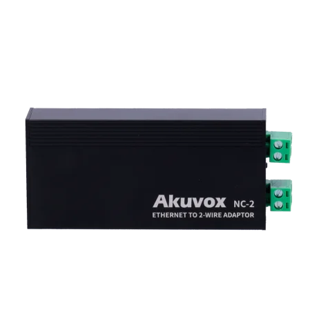 Conversor ip dos hilos akuvox NC-2 ethernet