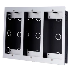 Panel frontal videoportero akuvox caja encastrada aluminio