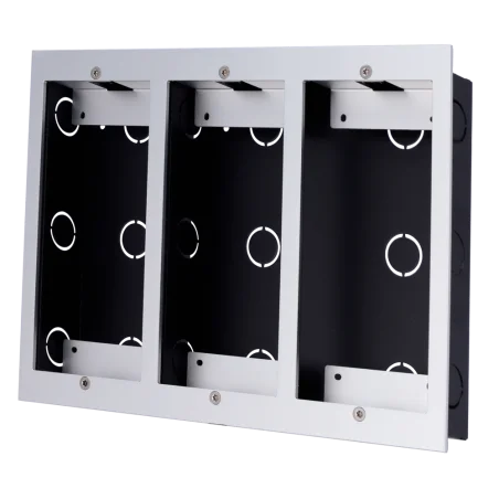 Panel frontal videoportero akuvox caja encastrada aluminio