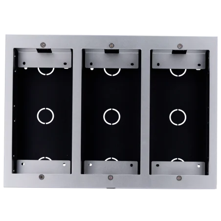 Panel frontal videoportero akuvox caja encastrada aluminio
