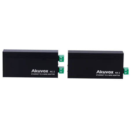 Kit Conversor IP 2 Hilos Akuvox NX-2 | Conversor 2 Hilos PoE AK-NX-2
