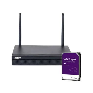 NVR WiFi 8 canales Dahua 2TB HDMI VGA 1080P