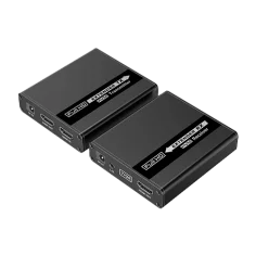 Extensor HDMI USB KVM 1080p Cat6 70m con audio DTS