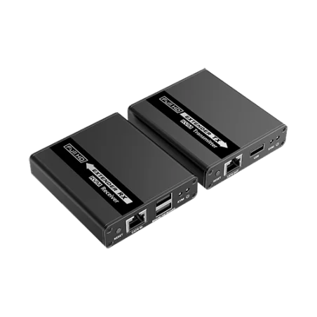 Extensor HDMI USB KVM 1080p Cat6 70m con audio DTS
