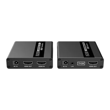 Extensor HDMI USB KVM 1080p Cat6 70m con audio DTS