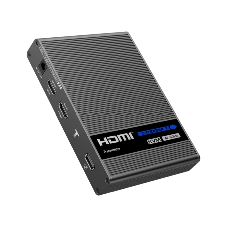 Extensor HDMI USB KVM 4K Cat6 70m con salida S/PDIF
