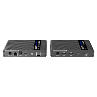 Extensor HDMI USB KVM 4K Cat6 70m con salida...