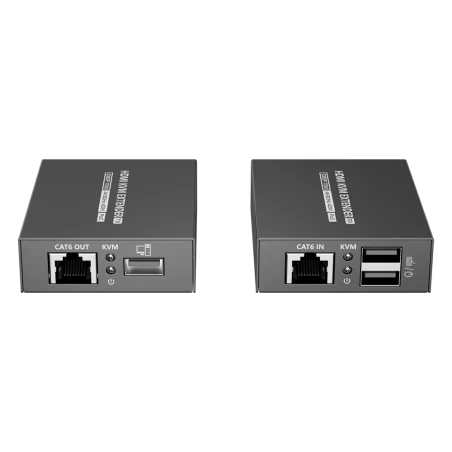 Extensor HDMI KVM 70m Cat7 4K30 control teclado ratón