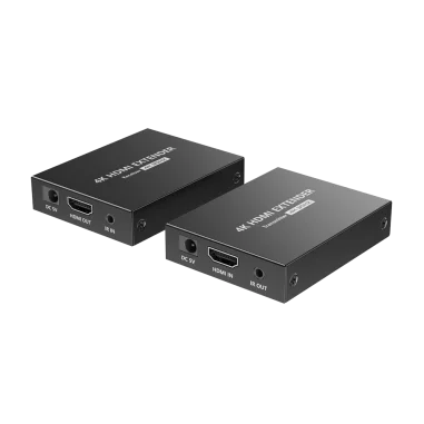 Extensor HDMI activo 4K Cat7 70m con IR HDR EDID