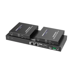Splitter HDMI 1x2 4K60 extensor CAT6 hasta 70m con RS232