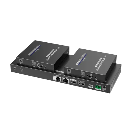 Splitter HDMI 1x2 4K60 extensor CAT6 hasta 70m con RS232