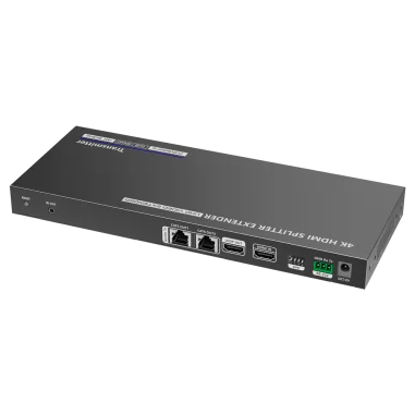 Splitter HDMI 1x2 4K60 extensor CAT6 hasta 70m...