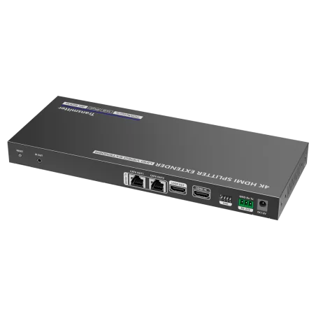 Splitter HDMI 1x2 4K60 extensor CAT6 hasta 70m con RS232