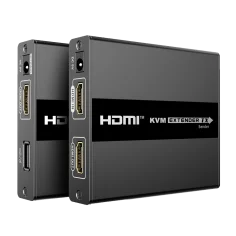 Extensor HDMI KVM 60m Cat6 1080p control teclado ratón