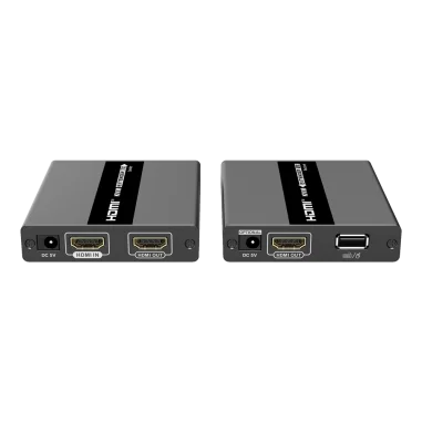 Extensor HDMI KVM 60m Cat6 1080p control...