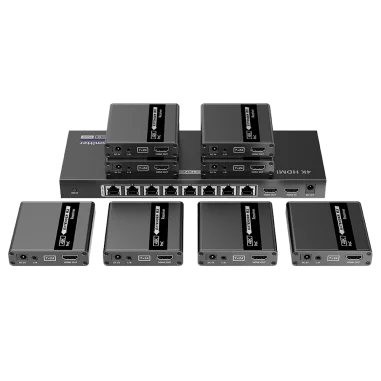 Splitter HDMI 1x8 4K extensor CAT6 hasta 70m...
