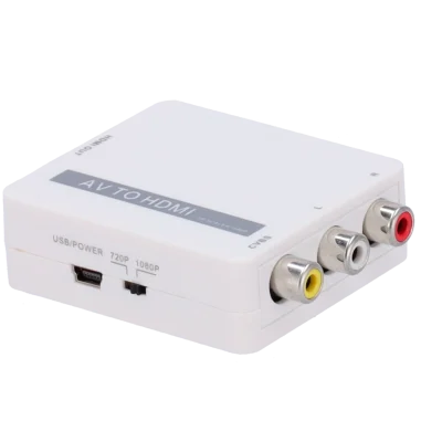 Convertidor AV a HDMI 1080p video compuesto RCA