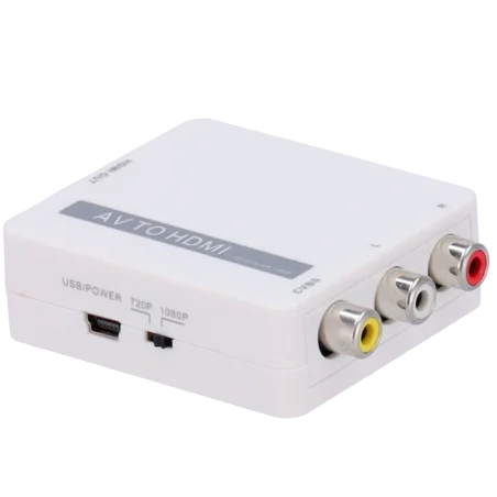 Convertidor AV a HDMI 1080p video compuesto RCA
