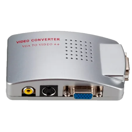 Adaptador video VGA a RCA S-Video conversor multiformato