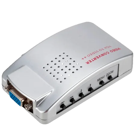 Adaptador video VGA a RCA S-Video conversor multiformato