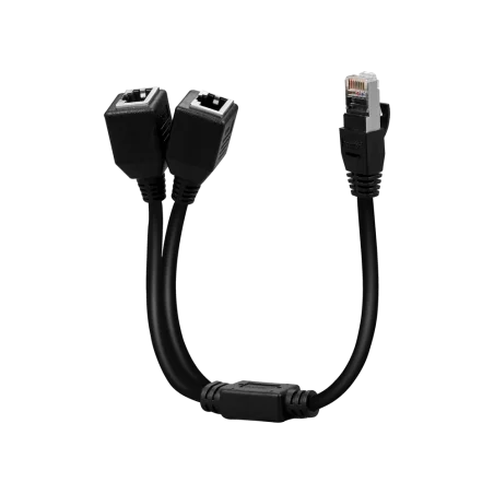 Splitter RJ45 doble puerto adaptador ethernet cable