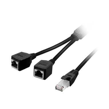 Splitter RJ45 doble puerto adaptador ethernet...