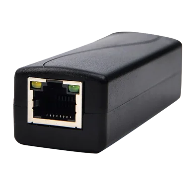 PoE splitter 12V cámaras IP Gigabit 30W RJ45 DC