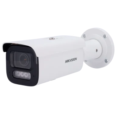 Cámara bullet IP 4MP Hikvision PRO PoE+ audio...
