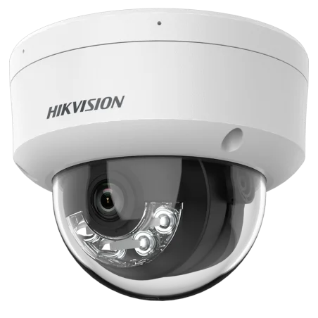 Cámara domo IP 4MP Hikvision PoE con audio interior
