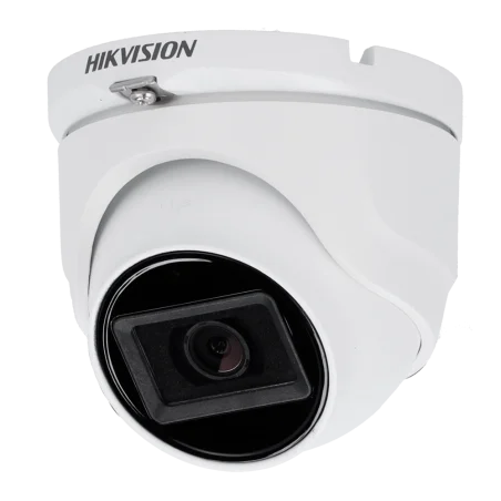 Cámara domo exterior 5MP Hikvision con micrófono integrado IP67