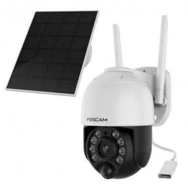 Cámara IP batería WiFi exterior 4MP Foscam con...