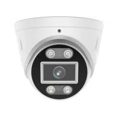 Cámara IP PoE exterior 5MP con sirena y audio