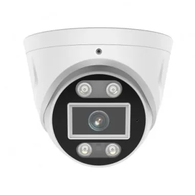 Cámara IP PoE exterior 5MP con sirena y audio
