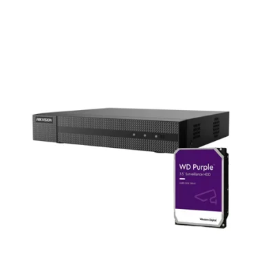 NVR IP 8 canales Hikvision HiWatch 4MP con HDD 2TB