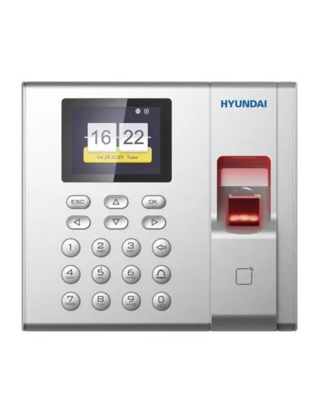 Terminal autónomo de control de accesos biométrico HYUNDAI con lector de huella y tarjetas EMk