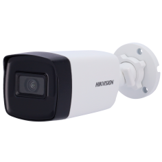 Cámara Bullet 4en1 Hikvision CCTV 5M exterior luz híbrida