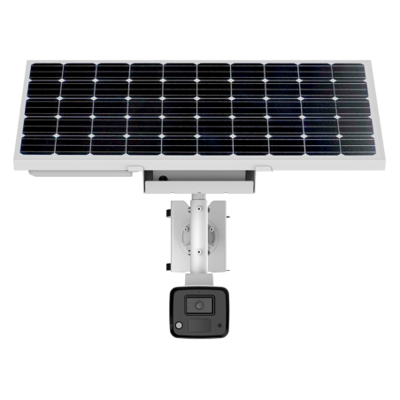 Cámara IP Solar Bullet 4G ColorVu con panel fotovoltaico y baterías de litio 8.4 Ah